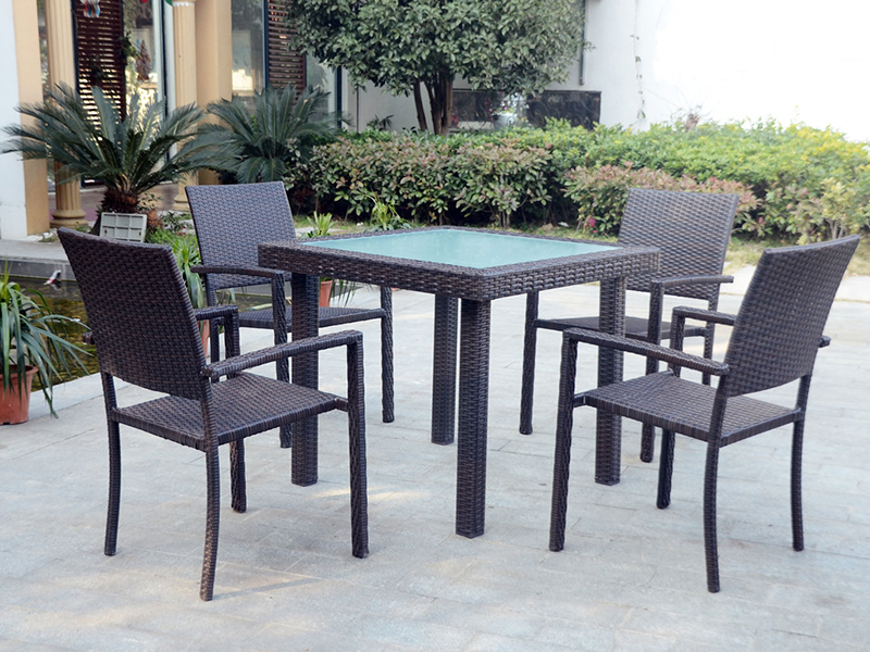 Conjunto de jantar de vime YQR-055