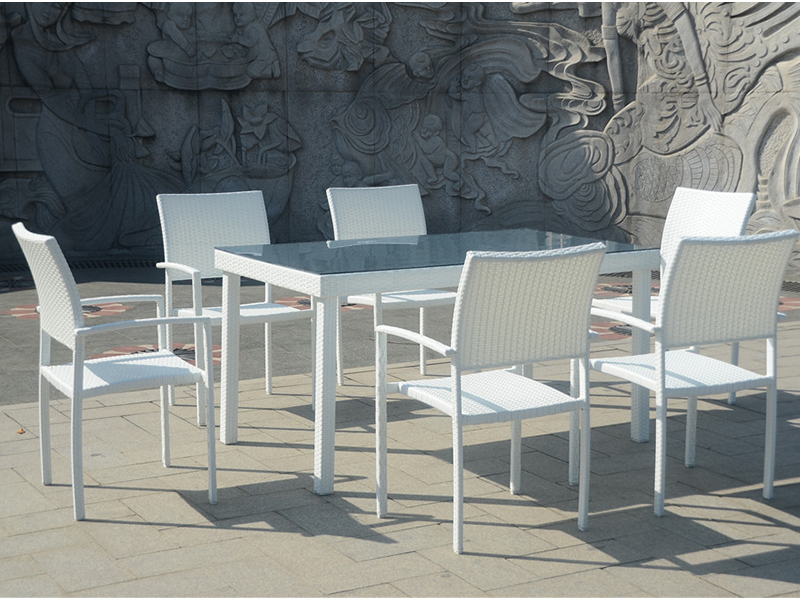 Conjunto de jantar de vime YQR-057A