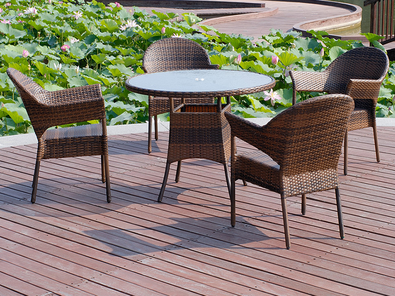 Conjunto de jantar de vime YQR-231