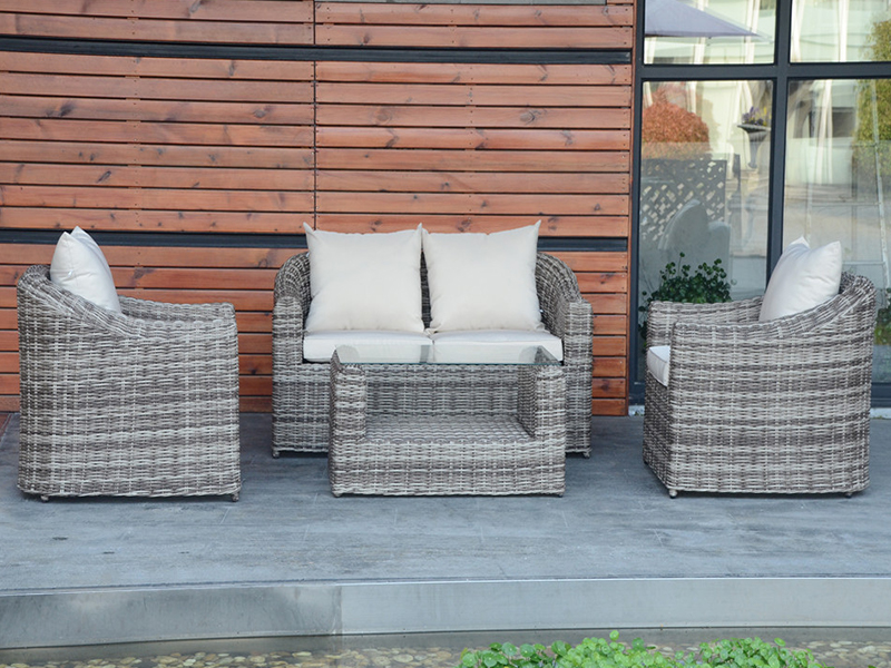 Conjunto de sofá de vime YQR-418B