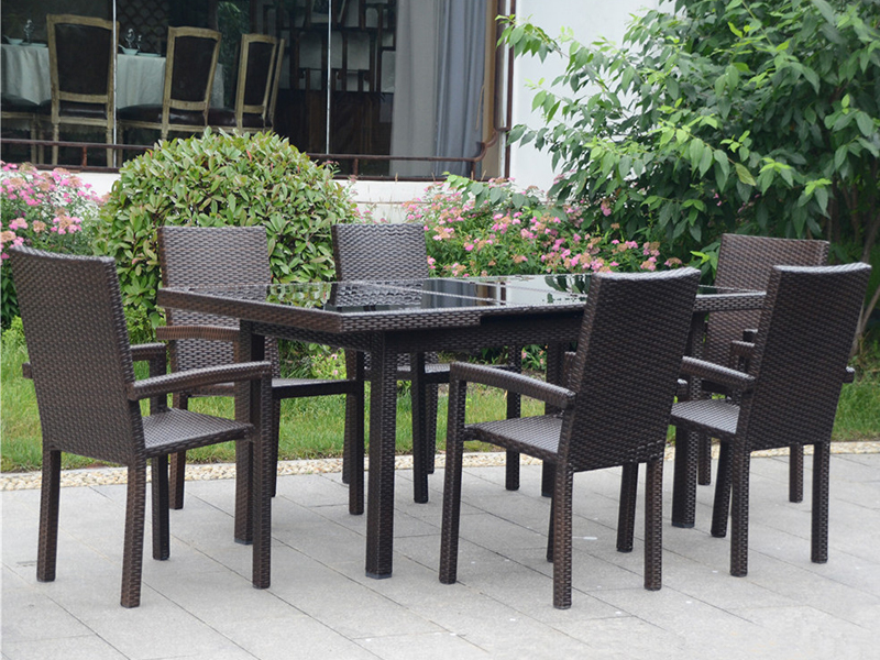 Conjunto de jantar de vime YQR-483