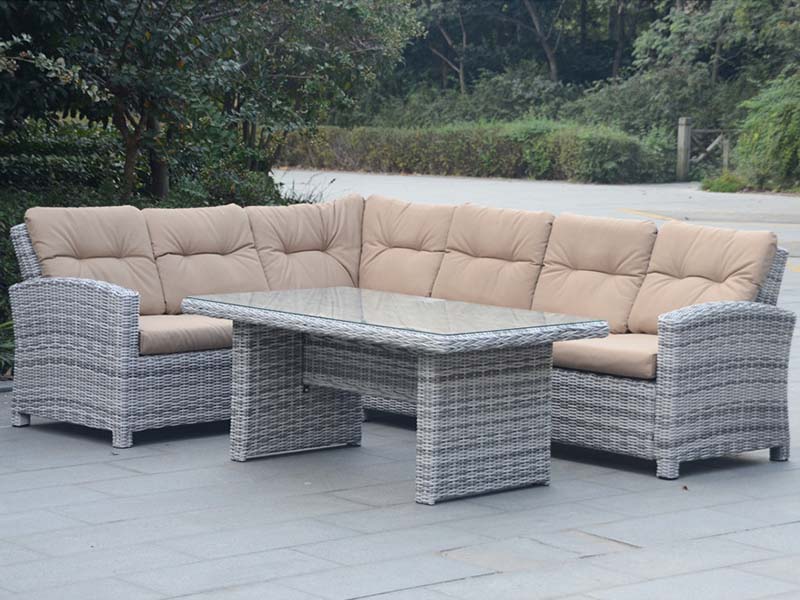 Conjunto de sofá de vime YQR-495