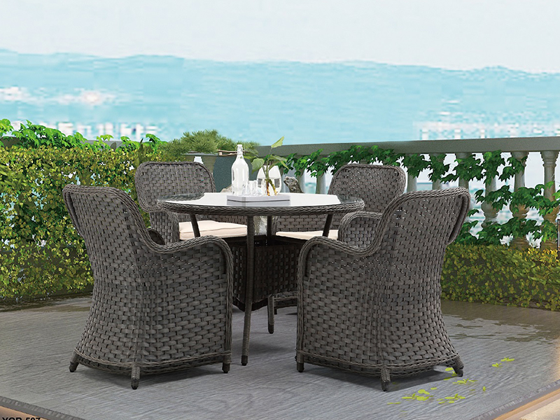Conjunto de jantar de vime YQR-507