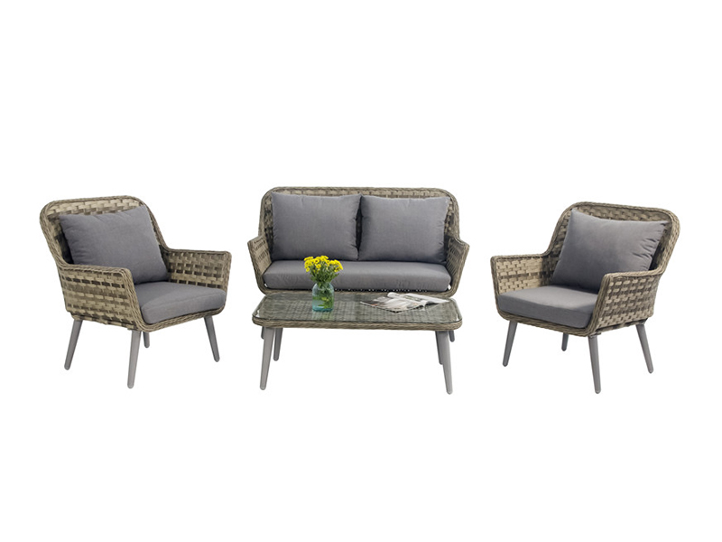 Móveis para o pátio de jardim Sofá de lazer ao ar livre, KD Design YQR-705